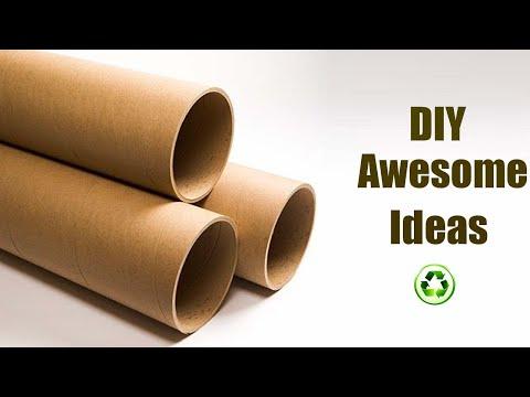 DIY - Ideas from Cardboard Tubes | Best out of waste