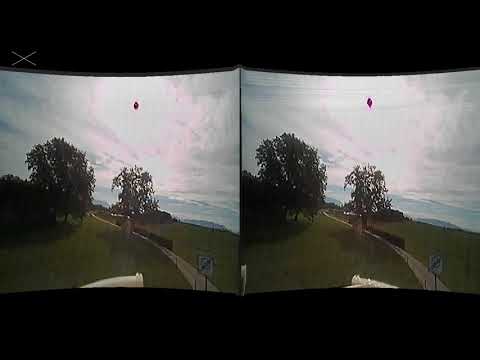 DIY 3D FPV camera flight video