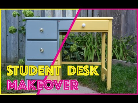 DIY BACK TO SCHOOL:: STUDENT DESK MAKEOVER