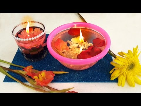 DIY Diwali Decoration Ideas : How to Make Beautiful Floating Water Candle in Few Minutes !