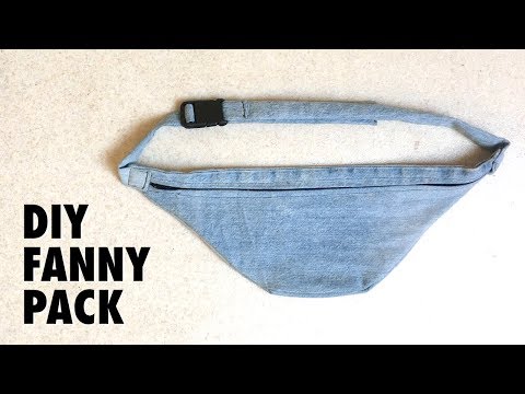 DIY Fanny Pack (Jeans) - Easy Tutorial