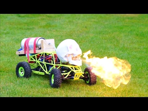 DIY Fire Breathing Halloween Skull - How to Make a Flamethrower