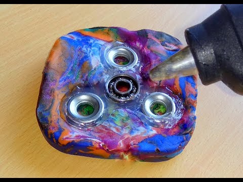 DIY Hot Glue Fidget Spinner