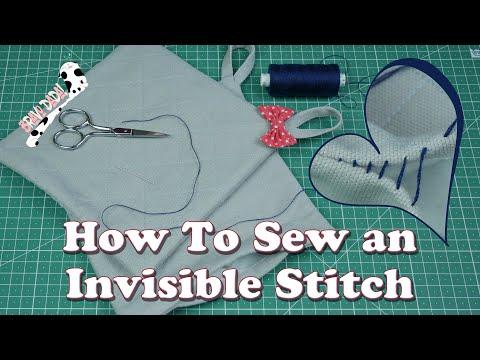 DIY How To Hand Sew an Invisible Stitch &ndash; Sewing Tutorial &ndash; Bravo Dada!