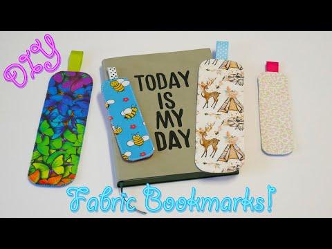 DIY How to Sew Fabric Bookmarks with Rounded Corners | Large and Small Sizes | Bravo Dada