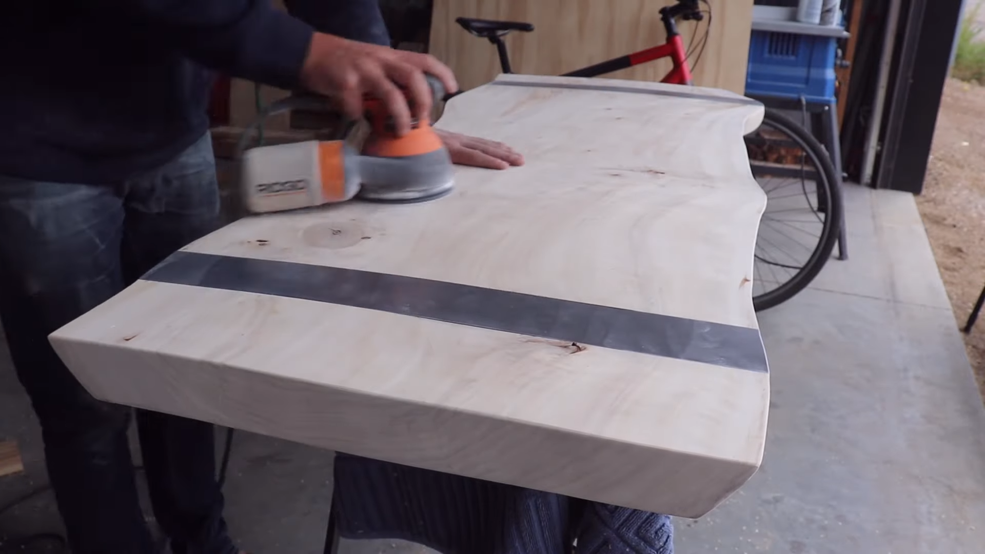 DIY Live Edge Desk with Steel Inlay 5-43 screenshot.png