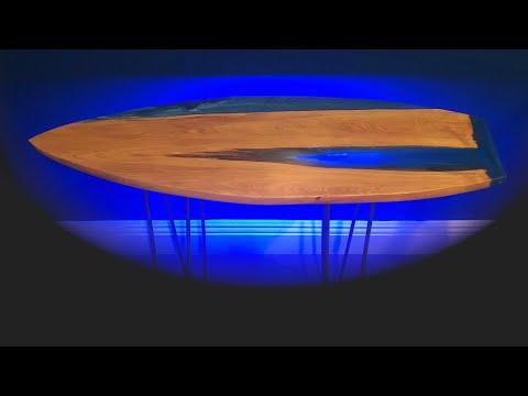 DIY Surfboard Epoxy Table