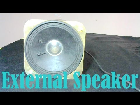 DIY external speakers