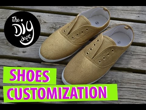 DIY shoes Customization in 3 steps! SUPER EASY