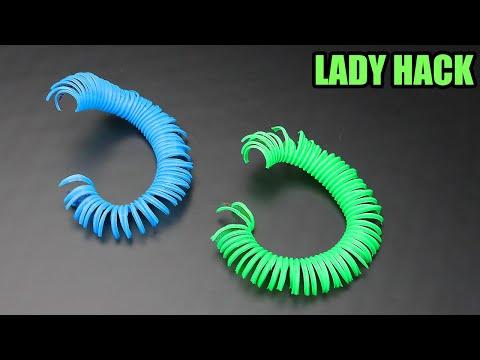 Don&rsquo;t Throw Away Used Straws | How to Make Hair Clips