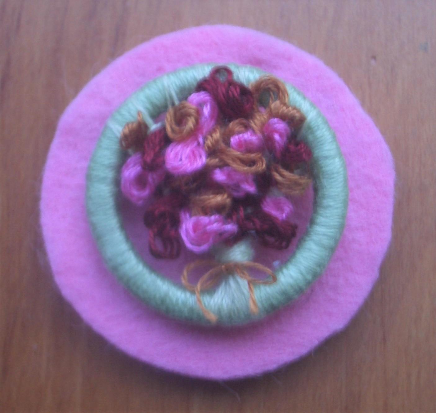 Dorset button on felt 2.JPG