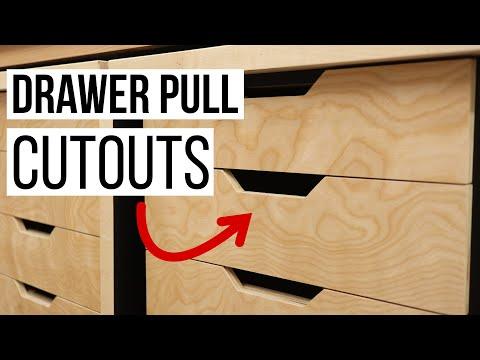 EASY Drawer Pull Cutout Jig!