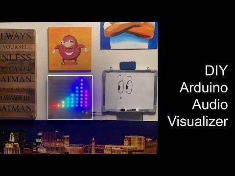 Easy Audio Visualizer Using Arduino FFT