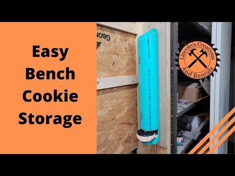 Easy Bench Cookie Storage