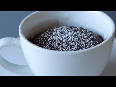 Easy Chocolate Mug Cake Recipe (no eggs)