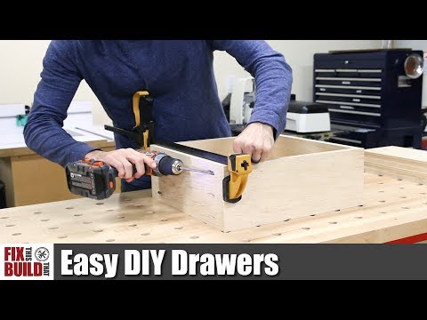 Easy DIY Drawers with Pocket Screws | How to Make