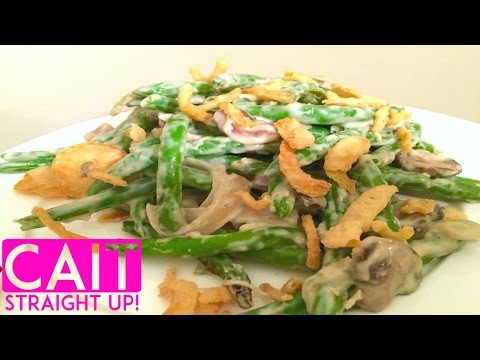 Easy Green Bean Casserole Recipe From Scratch | Cait Straight Up