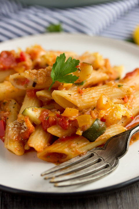 Easy One Dish Vegetable Pasta Bake-14.jpg