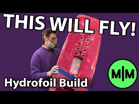 Electric Hydrofoil - Making a Glassfibre Surfboard