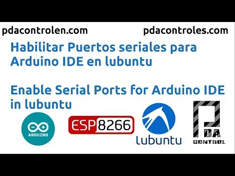 Enable Serial Ports for Arduino IDE in lubuntu: PDAControl