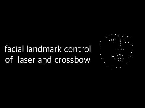 Facial Landmark Control of Laser and Crossbow