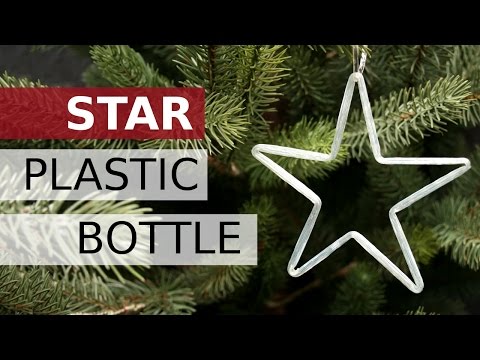 Faire des &amp;eacute;toiles avec des bouteilles en plastique,  Etoile de noel DIY, D&amp;eacute;coration noel, recycler