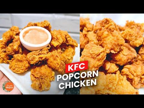 Finger licking KFC popcorn chicken at home | Crispy popcorn chicken