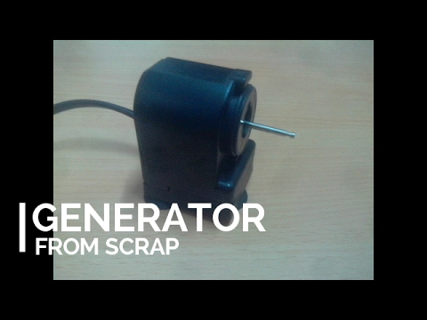 Generator from scrap