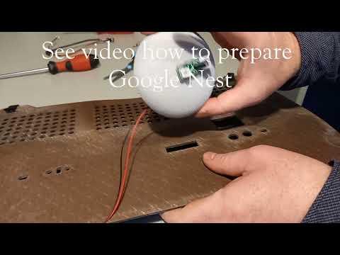 Google nest vintage radio - Mounting the google nest