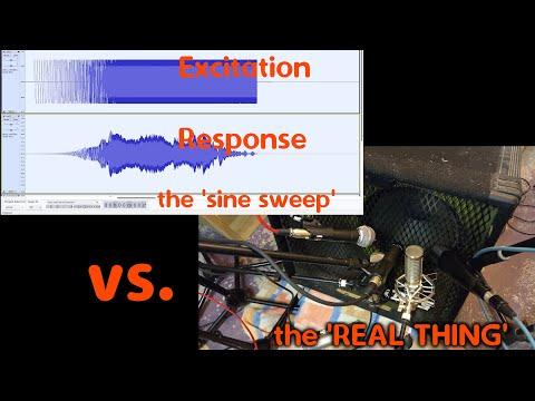 Guitar cab IRs - real cab vs. sine swept vs. transient IR null tests (read description!)