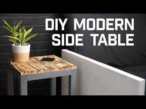 HOW TO // Simple Modern DIY Side Table