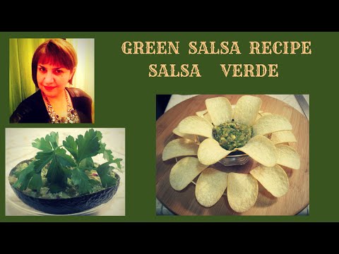 HOW TO MAKE THE GREEN SALSA OR SALSA VERDE