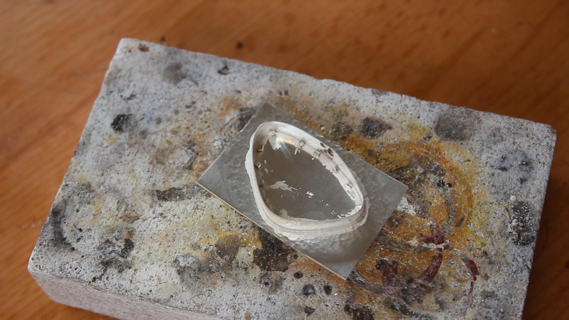 Hammered Silver Agate Pendant 28.jpg