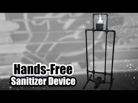 Hands Free Sanitizer Device