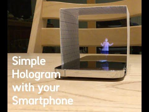 Hologram with iPhone