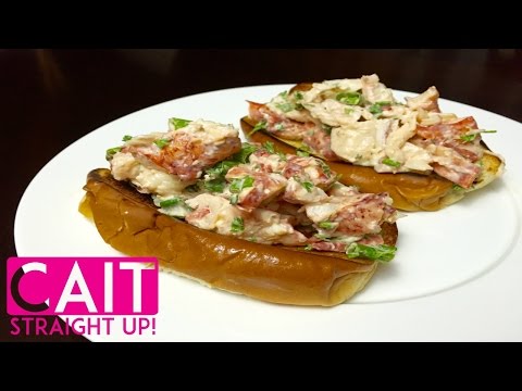 Homemade Lobster Roll Recipe | How To Boil A Lobster | Cait Straight Up