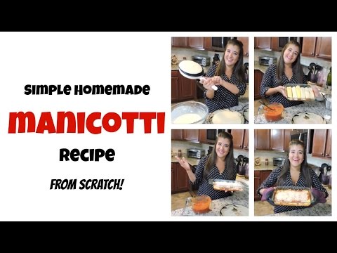 Homemade Manicotti: Simple Recipe From Scratch | Cait Straight Up