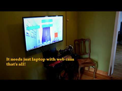 Homemade video game with face detection via web cam (AR)