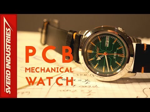 How I made a PCB dial for a mechanical watch