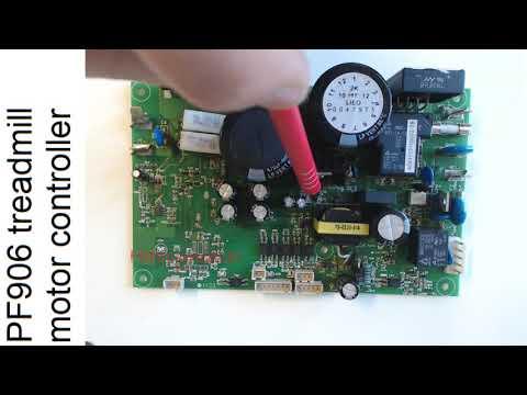 How PF906 treadmill motor controller works with schematic