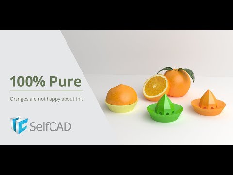 How To Create A Orange Juice Maker in CAD - 3D Printing