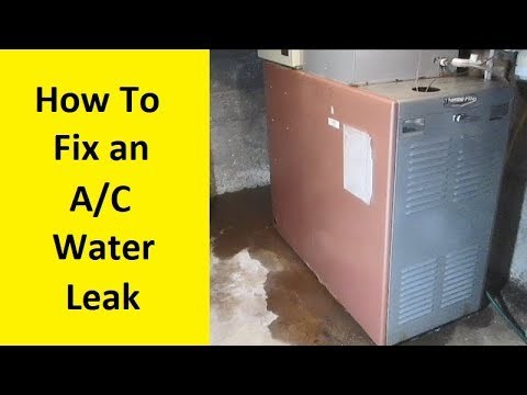 How To Fix an A/C Water Leak