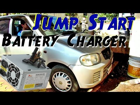 How To Jump Start a Car In 5 Minutes ! - With DIY Dead Car Battery Charger