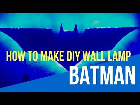 How To Make A Batman Lamp | DIY Craft | How to make batman light