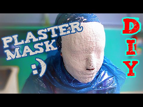 How To Make A Plaster Mask Of Your Face - For Carnivals, Wall Decorations, Costumes Etc.