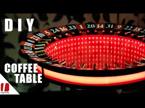 How To Make Coffee Table With Infinity Mirror From Casino Roulette