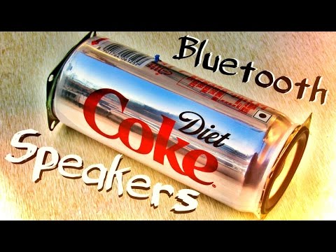 How To Make Coke Can Wireless Bluetooth Speakers !