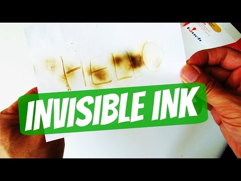 How To Make Invisible Ink