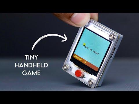 How i Made this Tiny Handheld Game with Arduino | Arduino Projects