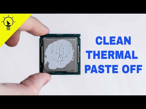 How to Clean Thermal Paste off CPU